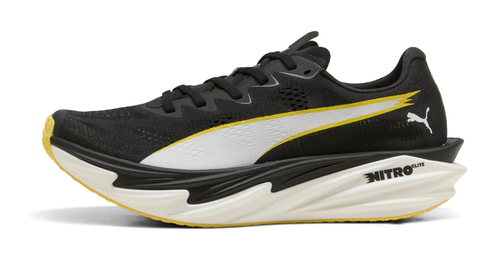 Hyrox x Puma Deviate Nitro Elite 4 "Puma Black & Vibrant Yellow"
