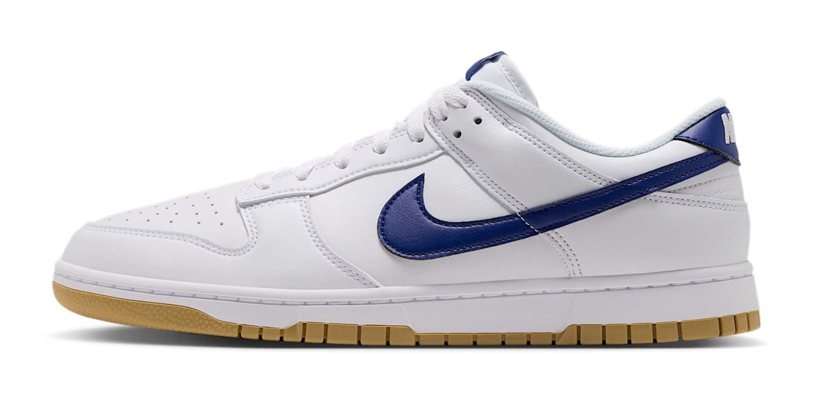 Nike Dunk Low Retro "White & Gum Light Brown"